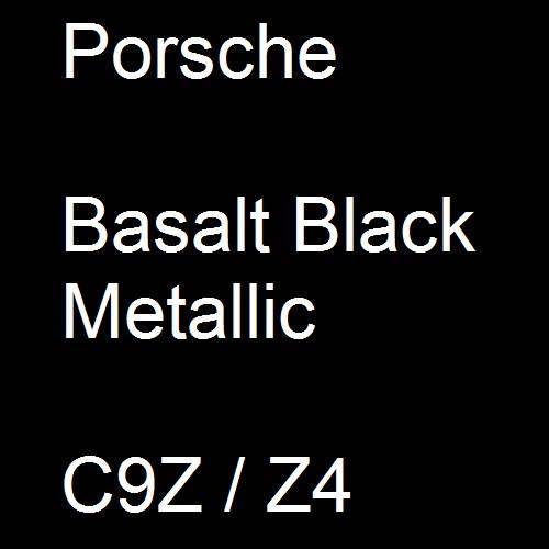 Porsche, Basalt Black Metallic, C9Z / Z4.